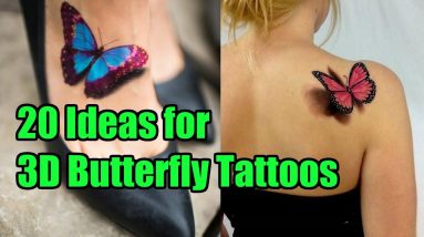 20 Unique Ideas for 3D Butterfly Tattoos | TATTOO WORLD
