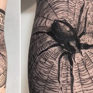25 Spider Web Tattoo Ideas That Will Catch Your Eye