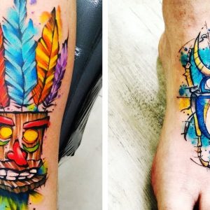 50 Colourful Watercolor Tattoo That Are Guaranteed To Intrigue You