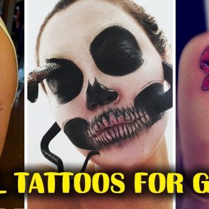 Amazing Skull Tattoos For Girls