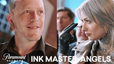 Ryan Ashley is a Master at Ink AND Trash Talk | Ink Master: Angels (Season 2)