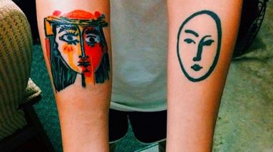 Beautiful Tattoos Inspired by Famous Works of Art