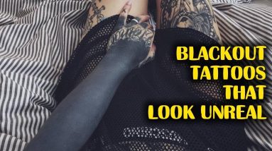 Blackout Tattoos That Almost Look Unreal