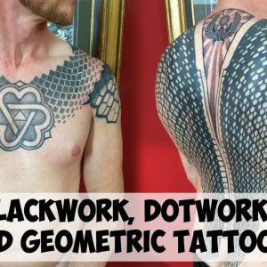 Blackwork, Dotwork, and Geometric Tattoos By Gerhard Wiesbeck