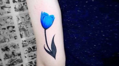 Blue is Beautiful - Blue Ink Tattoo Designs