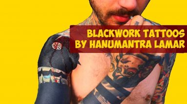 Breathtakingly Beautiful Blackwork Tattoos by Hanumantra Lamar