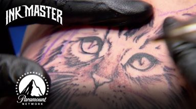 Cat Portrait Tattoo in 90 Minute Face-Off? Sneak Peek | Grudge Match