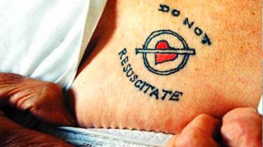 'Do Not Resuscitate' Tattoo