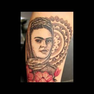 Frida Kahlo Portrait Tattoos