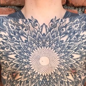 Geometric and Blackwork Tattoos by Kenji Alucky