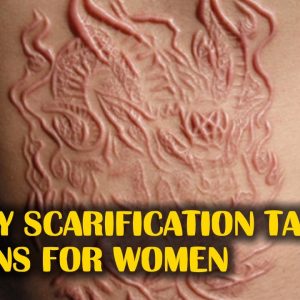 Pretty Scarification Tattoo Designs for Women