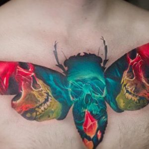 Stunning Double Exposure Tattoos by Andrey Lukovnikov