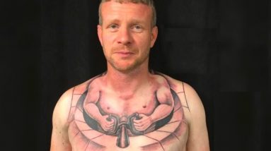 Trucker gets bizarre tattoo that become viral