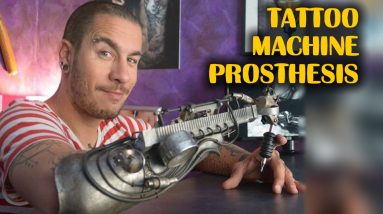 World’s First Tattoo Machine Prosthesis by JC Sheitan Tenet