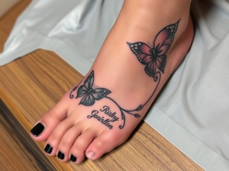 What Tattoo Designs Fit on the Foot?