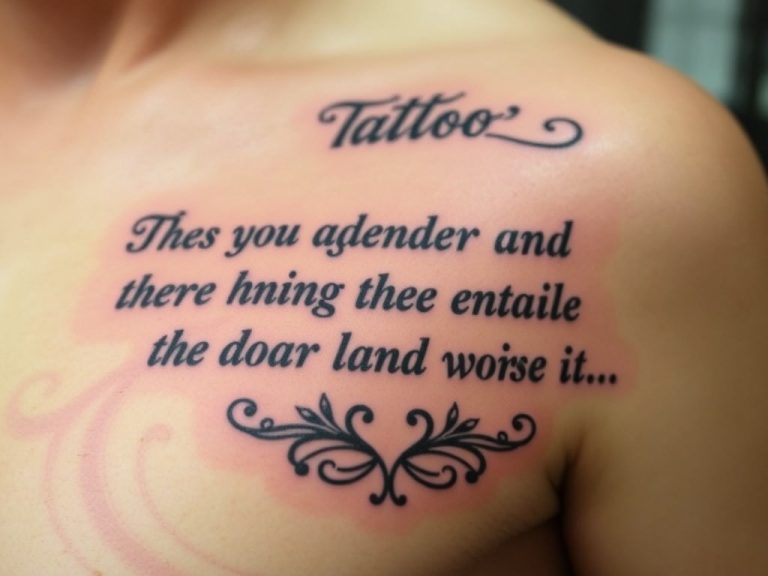 What Tattoo Designs Are Inspired by Quotes?