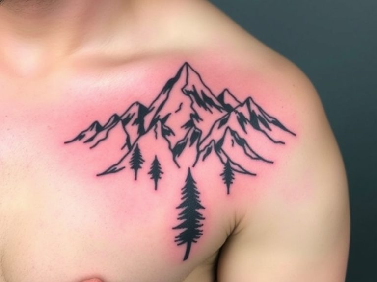What Tattoo Designs Are Inspired by Mountains?